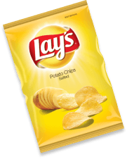 a bag of Lay's chips