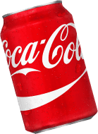A can of Coca Cola