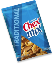 a bag of Chex Mix